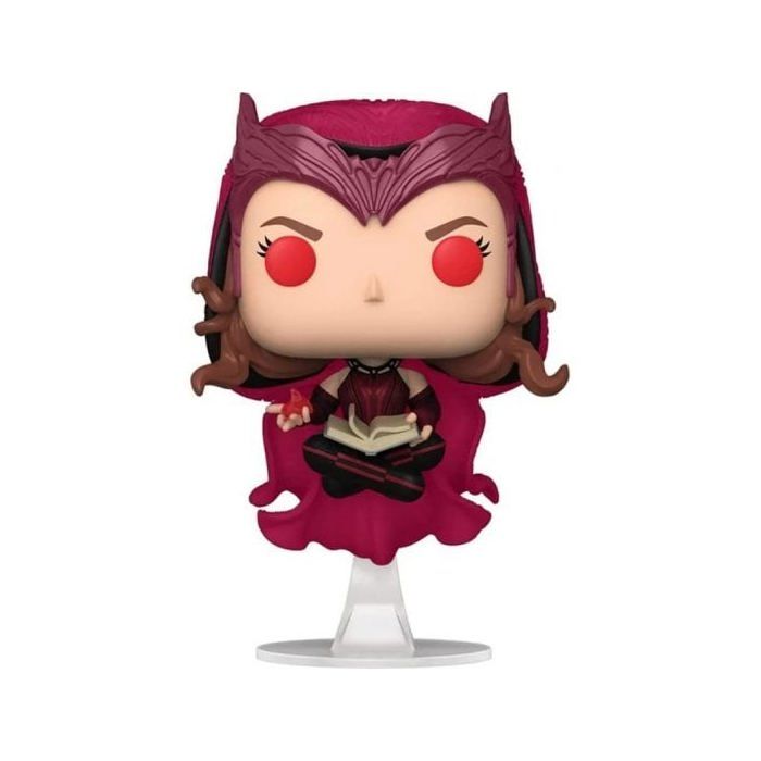 Figurine funko pop - marvel - wanda vision scarlet witch - exclusive - 9 cm - rouge