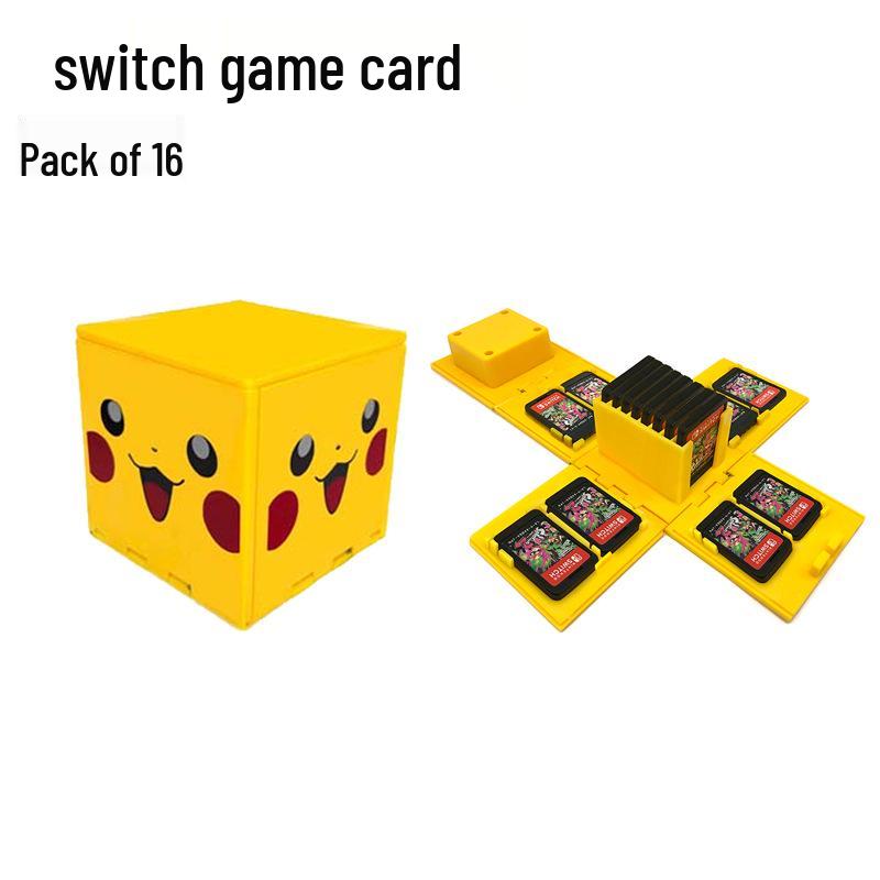 Switch OLED Console Game Card Storage Case - Large Capacity Folding Cartridge Holder
