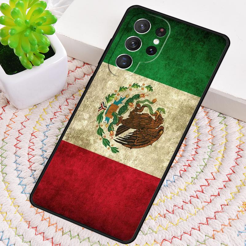 Mexico Flag Mexicanos Silicone Phone Case For Samsung Galaxy Note 10 Pro S26 S25 S24 S23 S22 S21 Plus S25Ultra Capa Cover
