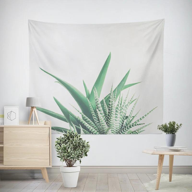 

Aesthetic Bedroom Wall Modern Room Decoration Items Wall Hanging Art Large Fabric Tapestry Bohemian Retro Floral Leaves 74x94cm(29x37in)