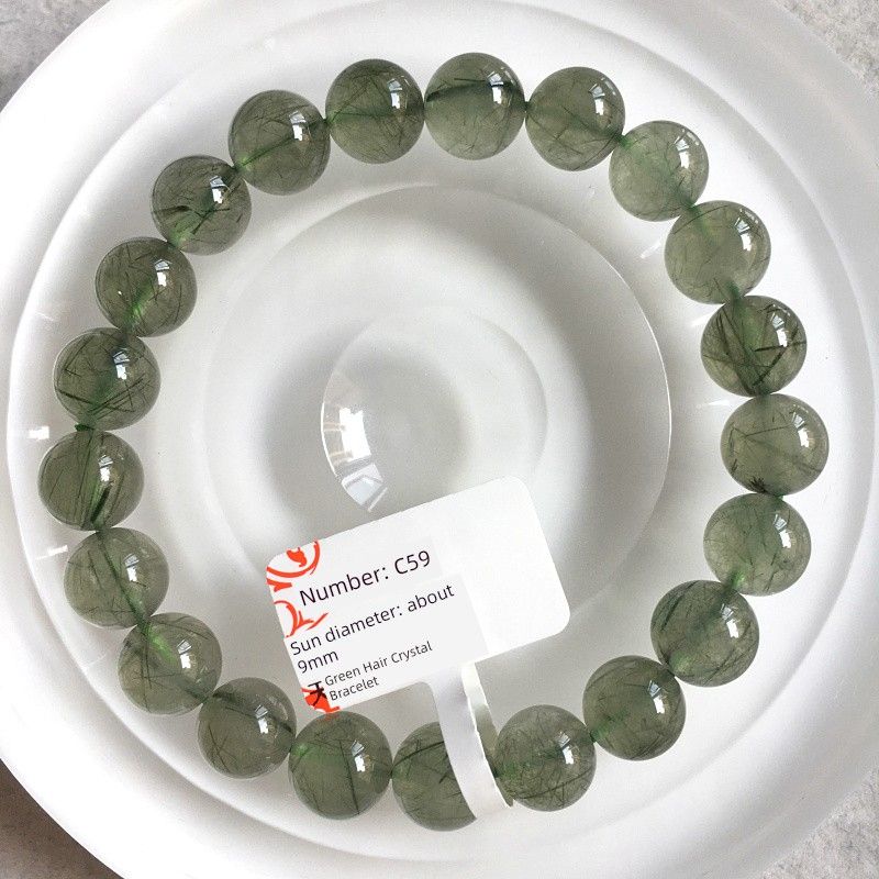

Браслет из натурального зеленого кварца с рутилом, похожий на лед, шунфа рутил, мужской и женский, парный, украшение-браслет из зеленого кристалла, подарок, одна вещь - одно фото Yellow