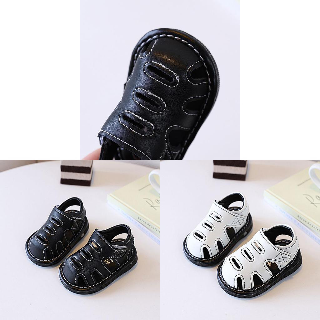 Baby Toddler Soft Sole Shoes With Velcro For Summer And Autumn Comfort