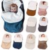 Newborn Knit Baby Swaddle Stroller Wrap Blanket Warm Infant Pram Bag Sleeping