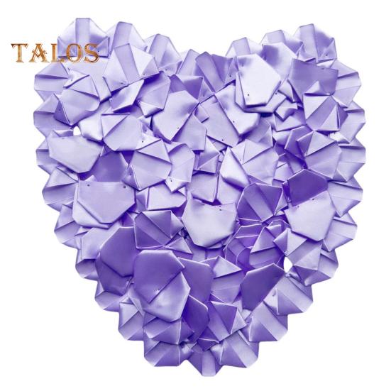 

273 шт. готовых лепестков роз из атласной ленты, сделанных вручную, наполовину готовых вечных лепестков роз, самодельных вечных цветочных букетов на годовщину свадьбы, день рождения E