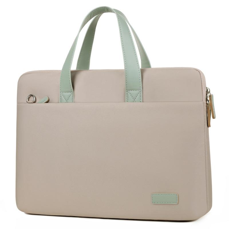 

Цветная женская портативная косметичка, сумка для документов, сумка для ноутбука через плечо, общественная сумка 15.6 inch