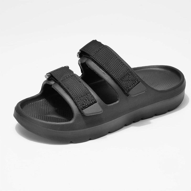 

Новый стиль дышащие сандалии для родителей и детей: Мягкие пляжные шлепанцы на липучке для мальчиков и девочек Size: 36-37, Length: ~23 cm