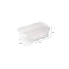 Portable Rectangular Storage Box with Lid Sealed Food Containers Plastic Refrigerator Storage Boxes Kitchen Organization