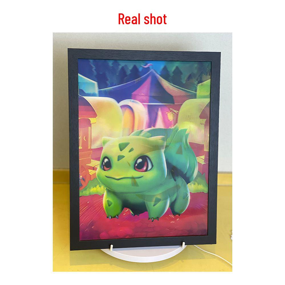 Hello Kitty & One Piece 3D Lentikulärt Pokemon-affisch