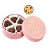Portable Cookies Box Decompression Toy Built-in Keyboard Shaft Biscuit Button Sensory Fidget Toy for Autism Kids Anxiety Relief