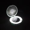 Cute Cat Portable Mini Pocket Fan Rechargeable LED Fill Light with Makeup Mirror