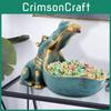 Resin Hippo Ornament Candy Holder Key Storage For Party And Home Use