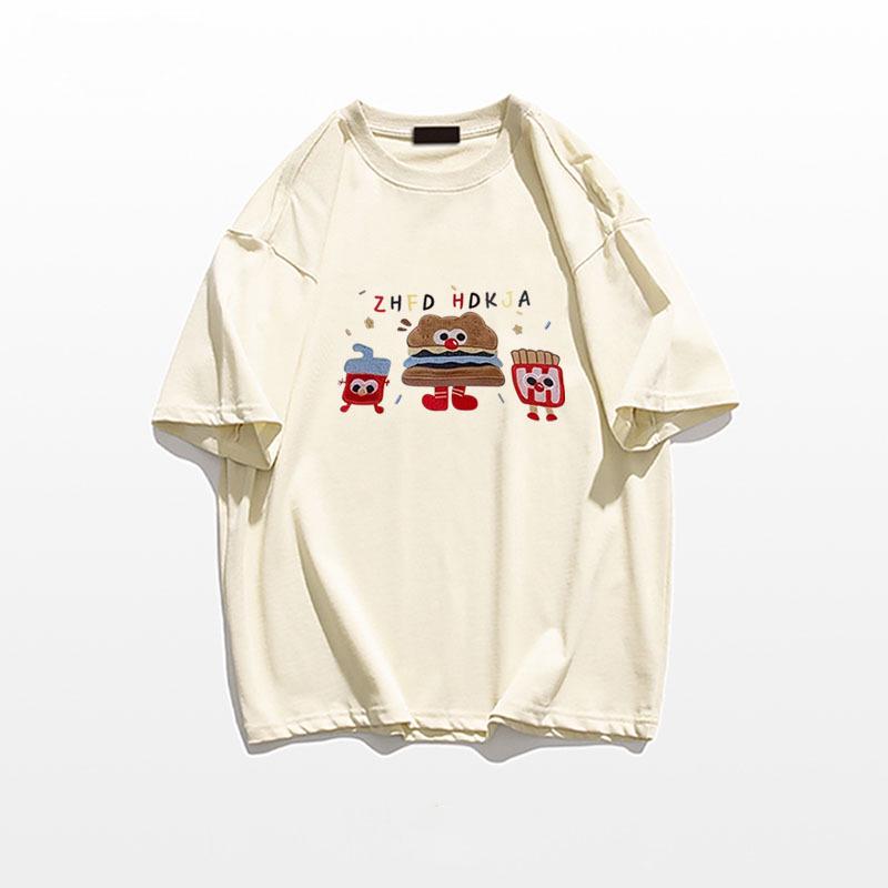 Women's Oversized Gray Cotton T-Shirt - New 2025 Loose-Fit Design