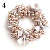 1PC Women Imitation Pearls Exquisite Butterfly Hair Accessories Elastic Hair Rope