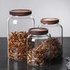 High-End Glass Storage Jar for Dried Tangerine Peel - Sealed Medicinal Material Display Container