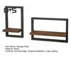 2/4Pcs Wooden Floating Shelf Storage Racks Smooth Edge Burr Free Simple Installation Wall Storage Shelves Display Shelf Set
