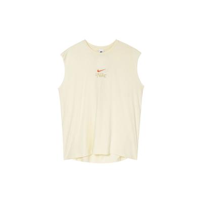 Sportbekleidung Bequemer Rundhals Buchstabenaufdruck Ärmellose Weste Herren Tops Kokosmilch HM4455113
