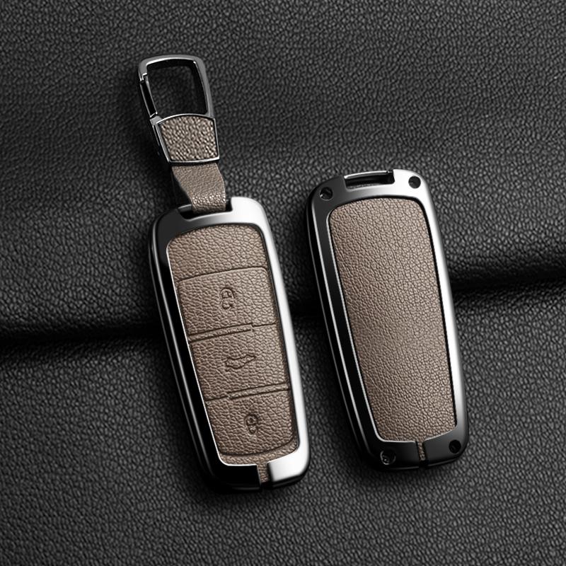 Metal Car Key Case Cover Holder Shell For Volkswagen Vw Cc Passat B6 B7 Passat 3C Cc Maogotan R36 B5 B7L Protect Accessories