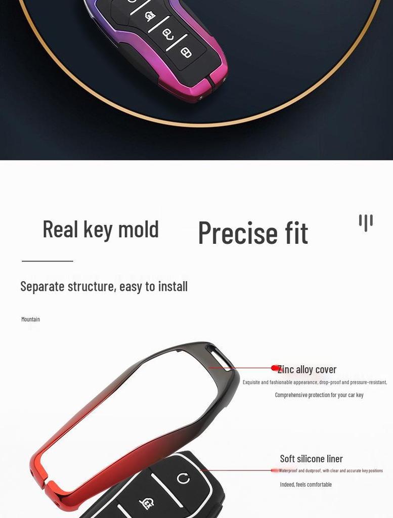 BYD Song Pro/Plus, Tang, Yuan, Han, Qin DMi MAX Car Key Metal Case