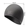 Professional Durable Silicone Swimming Cap With Ear Pockets For Adults And Teens Protects Long Hair And Provides High Elasticity
