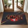 San Francisco 49ers Design Kristall-Samt-Teppich Weiche Dekorationsmatte für Schlafzimmer Eingang