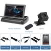 1080P Car Baby Camera with 4.3 Inch Foldable Screen Night Visible 150 Degrees  Wide View Angle for Backseat Monitoring