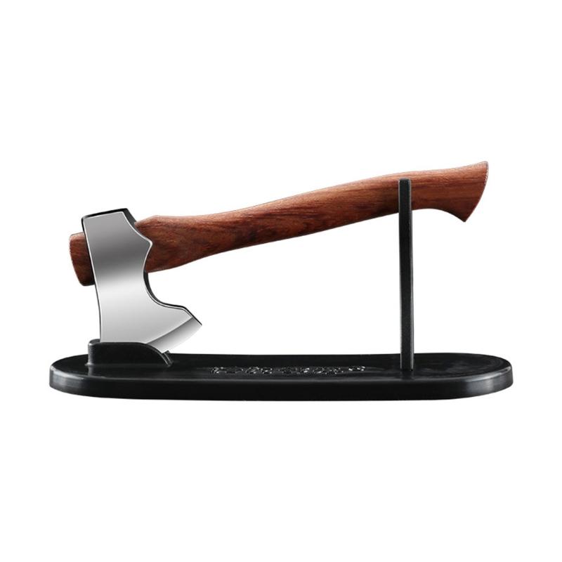 

Small Stainless Steel Axes Model Figurine For Workplace Shelf Display Accessory Safe Realistic Hatchets Desk Decoration 1