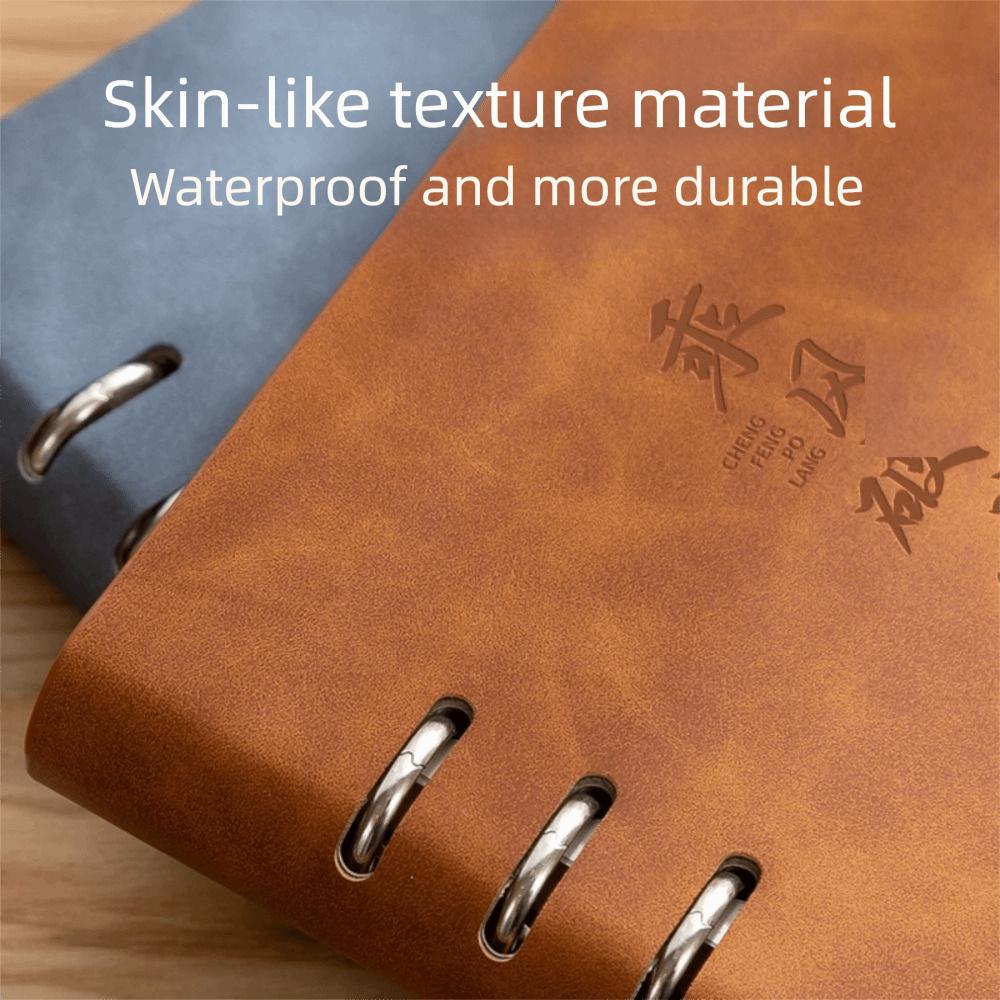 200 Pages A5 Notebook 100 Sheets Refillable Notebook Journal Writing Diary Conference