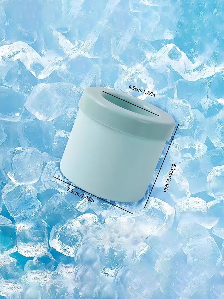 Silicone ice-making molds, easy-to-demold round large-capacity homemade ice cube makers