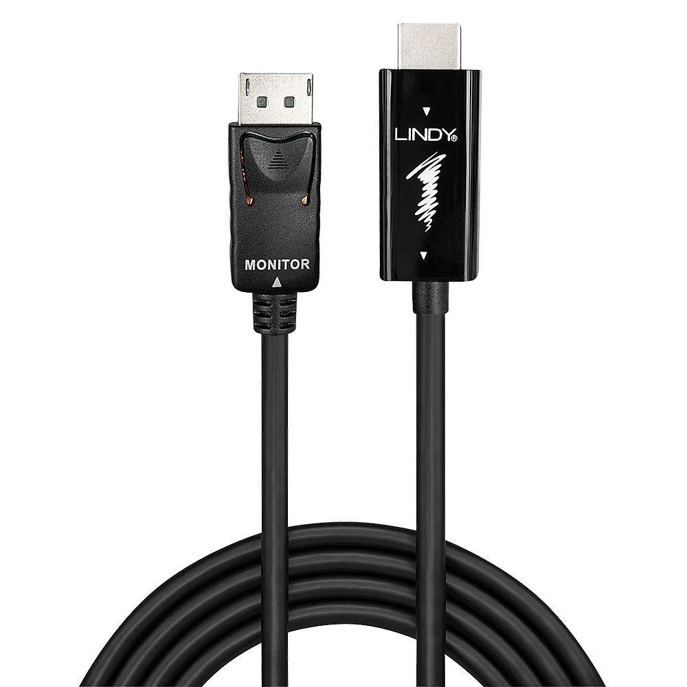 LINDY HDMI To DisplayPort Conversion 1m 2.0 1.3 Cable, (Model Number 41485)