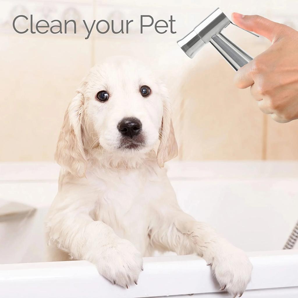 Portable Bidet Spray Stainless Steel Handheld Toilet Faucet Bathroom Shower Head Self Cleaning Home Accessories