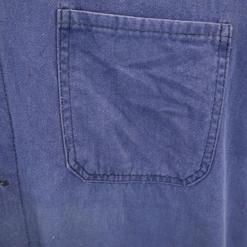 OZ KPT NALEPKU PRESOV 70s Vintage Herringbone euro military Work jacket Men's Used