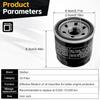 138 Ölfilter-Ersatz für Arctic Cat 400 500 450 550 650 700 350, Aprilia RSV4 1000, Suzuki 600 750 Eiger 400 Kymco MXU UXV 450I, Burgman 650