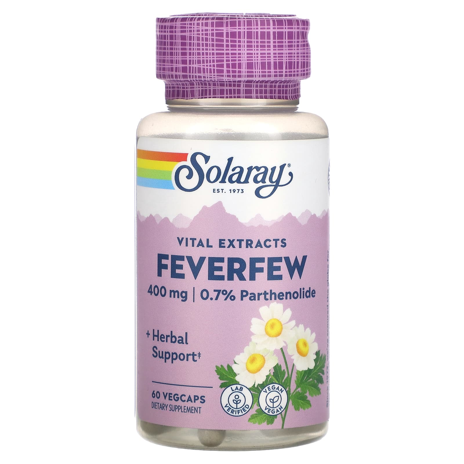 

Vital Extract, Feverfew, Veggie Capsules 60