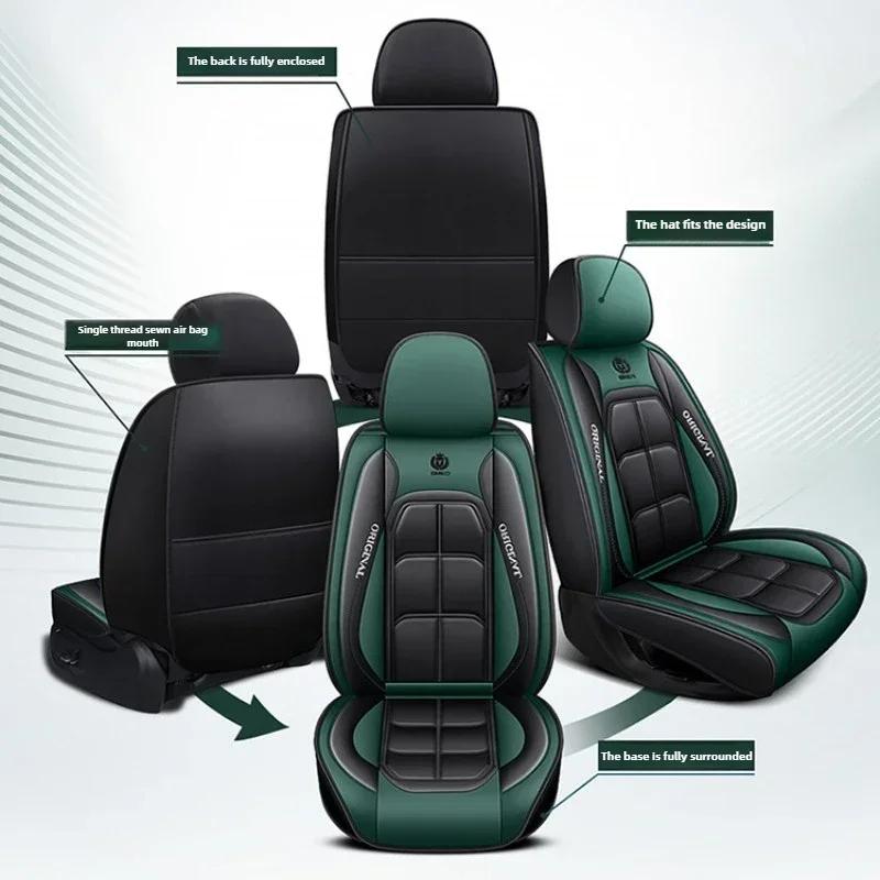 1ps Car Seat Cushion Fully Surrounded Four Seasons Universal Vehicle Cover Seat Cover Wear-Resistant Stain-Resistant Breathable