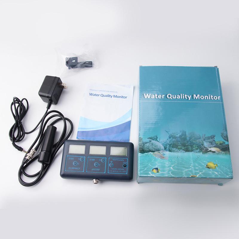 WiFi Tuya 7-in-1 Smart Water Quality Monitor: TDS, Conductivity, Fish Tank, Aquaculture pH, Alkalinity, ORP Meter