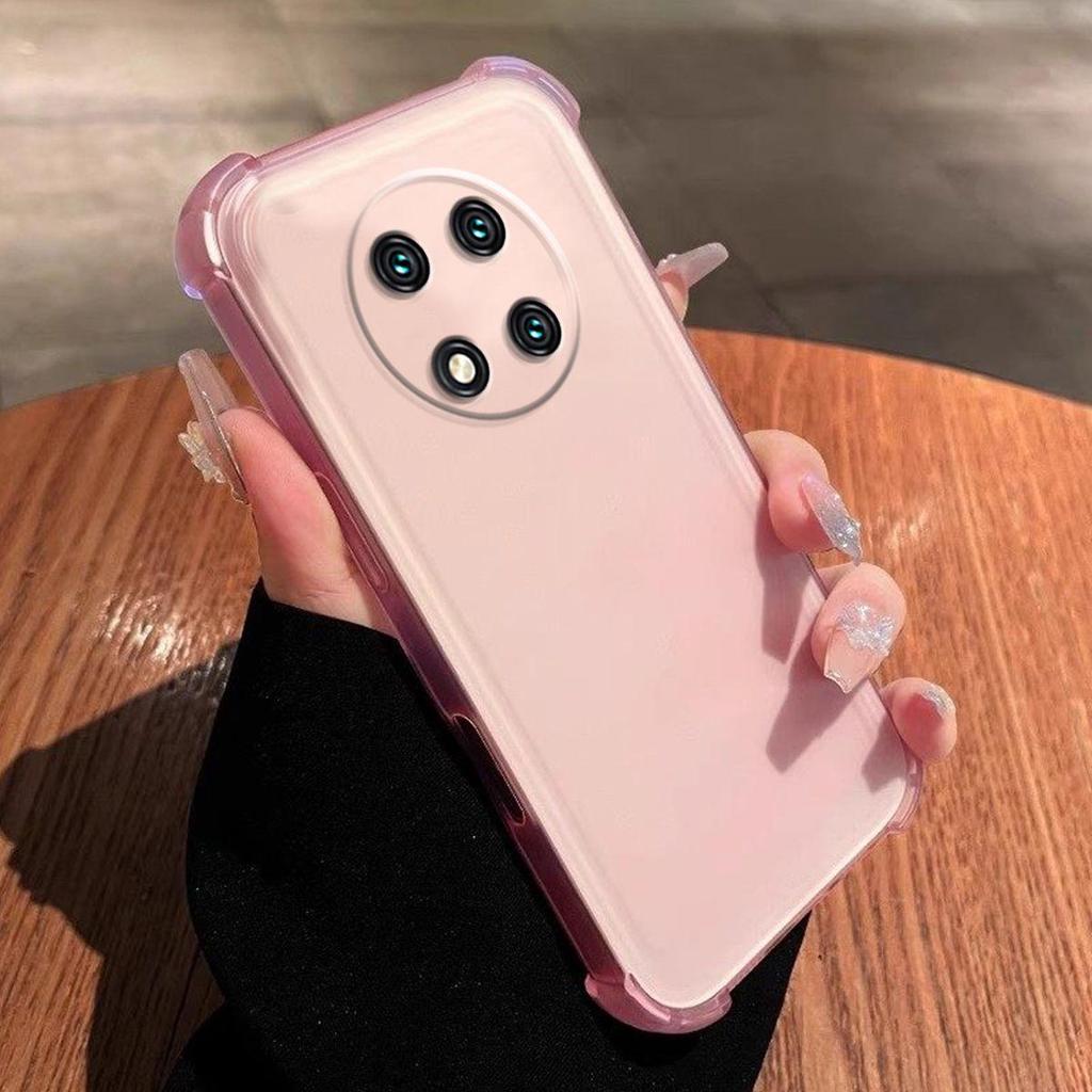 Case for HONOR X9c Shockproof Airbag Bumper Casing Frosted Translucent Cover