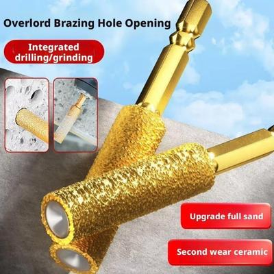 Multifunctional Dry Ceramic Tile Diamond Drill Bit for Drilling and Grinding