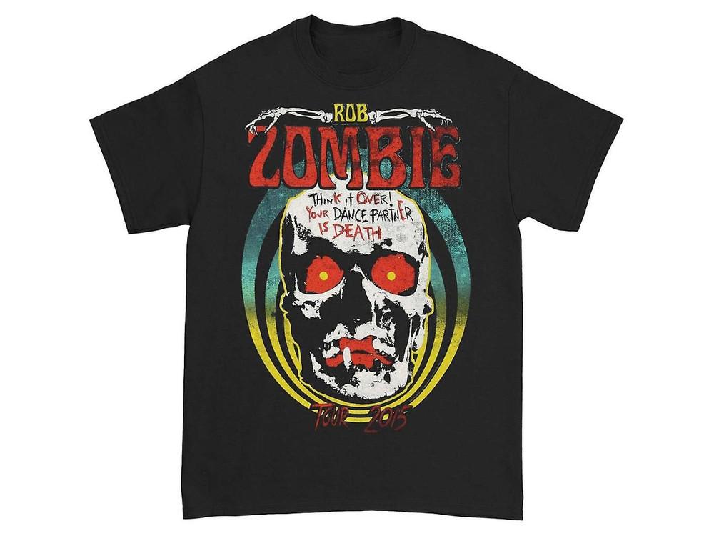 

Vintage Rob Zombie Think It Over T-Shirts Tour Short Sleeve S to 5XL IM0777 Unisex T-Shirt XXXXL