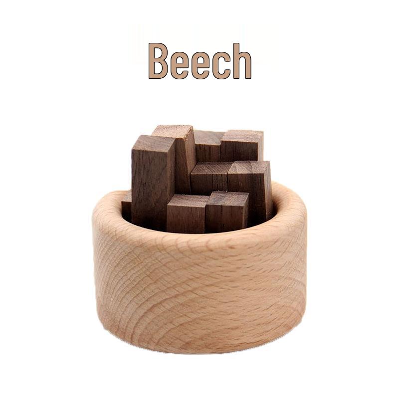 High-End Black Walnut Car Aromatherapy Diffuser