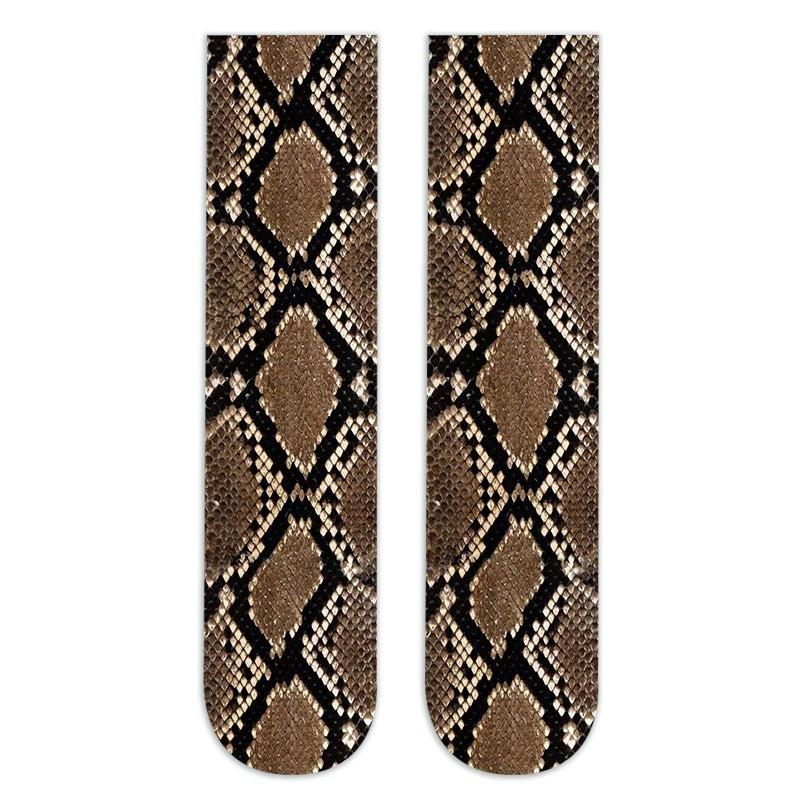 Role Playing Leopard Print Short Socks, Summer Single Shoes, Long Socks, High Elasticity,comfortable and Breathable Casual Socks