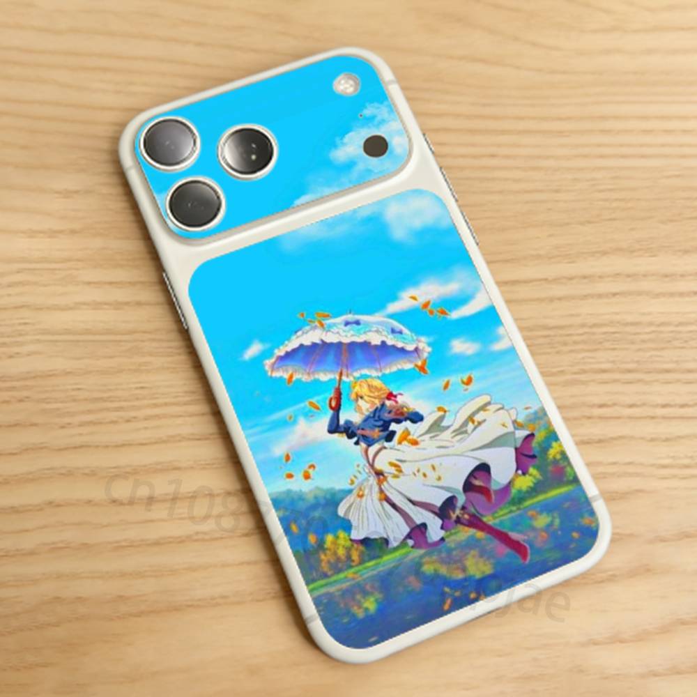 

Violet Evergarden For iPhone 17pro/pro Max Full body Back Cover Decal Skin Colorful Rear Protective Sticker Film iPhone17promax