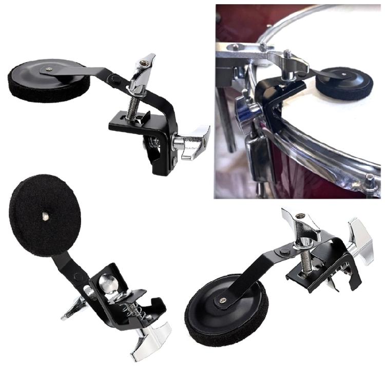 Portables Snares Drum Sound Dampener Felt Pad and Adjustable Clamp System for Improving Snares Sound Quality