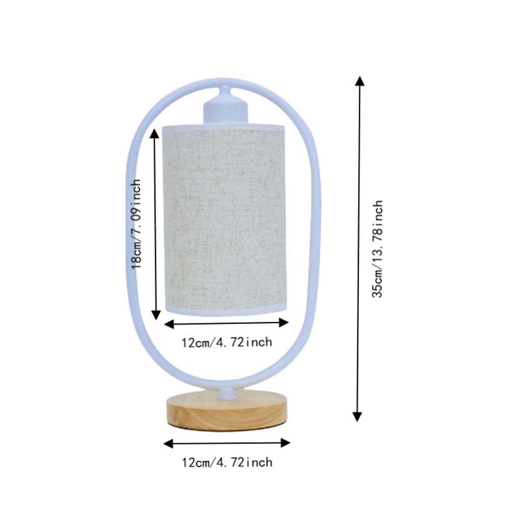 3 Color Temperature Bedside Lamp 3W Nightstand Lamp Modern Reading Lamp  Home