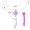Women Bikini Dedicated Privates Shaving Stencil Set Sexy Female Pubic Hair Razor