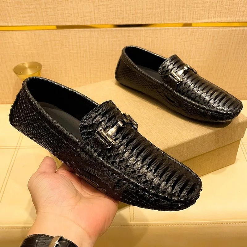 MAEDEF Men Loafers Casual Shoes Lightweight Breathable Slip-on Mens Driving Shoes Fashion Comfortable Loafers Moccasins
