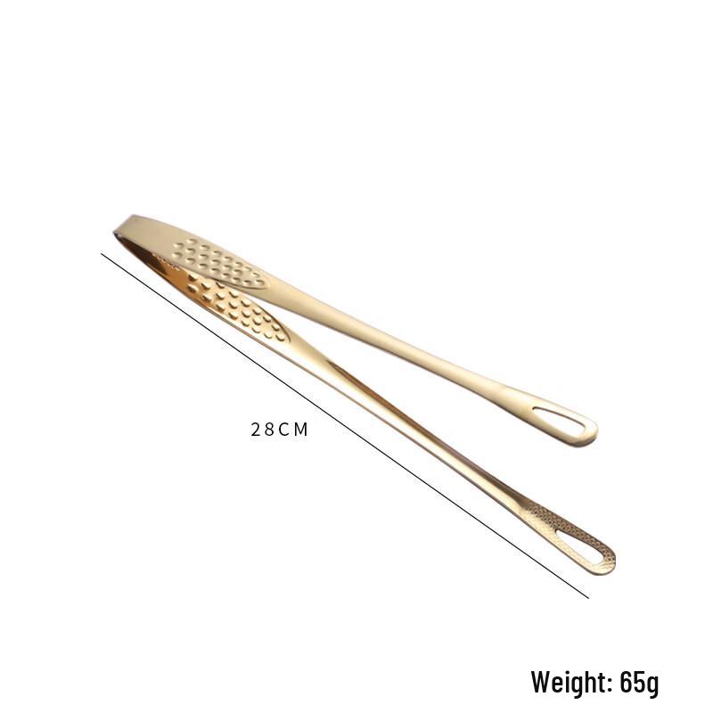 ZISIZ 304 Stainless Steel Korean BBQ Tongs