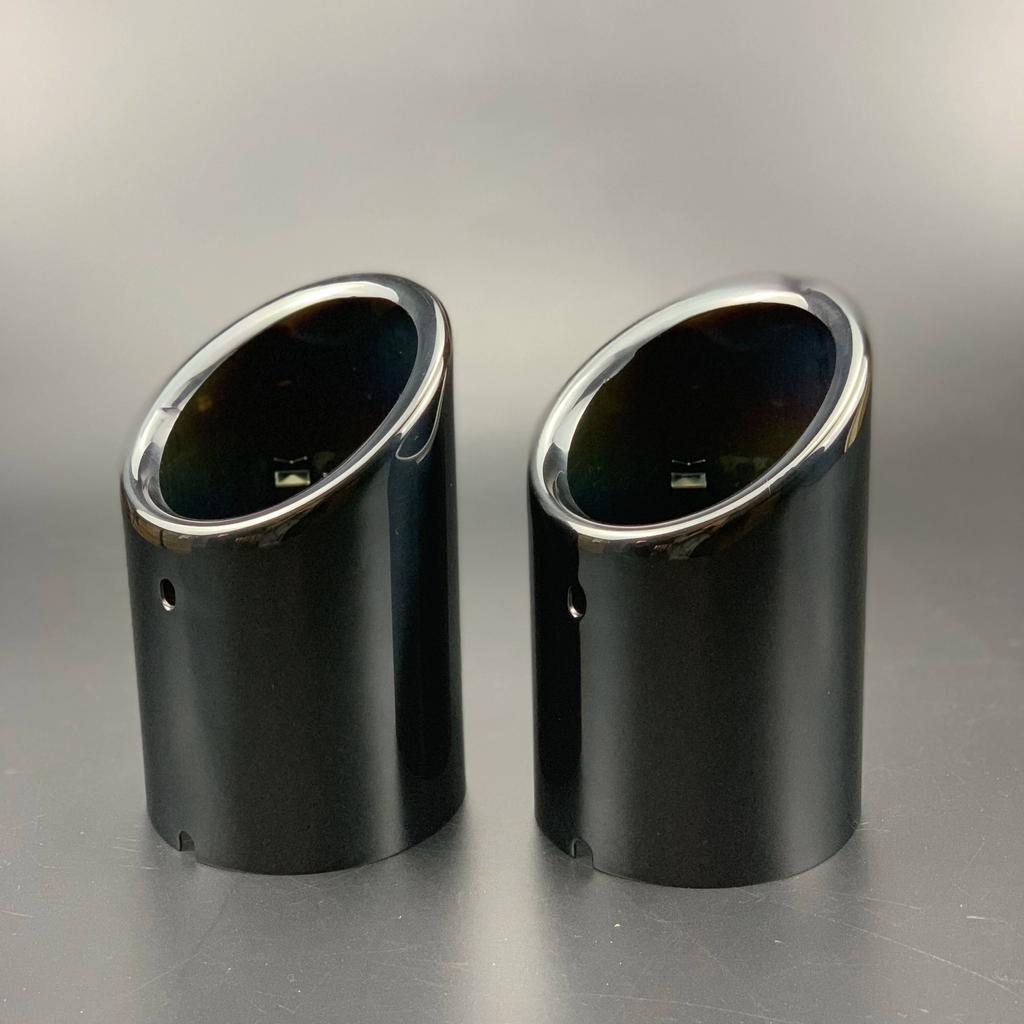 2pcs For Mazda CX-5 CX5 CX-8 CX-9 Auto Accessories Stainless Steel Car Exhaust Pipe Muffler Tail Throat Exterior Refit Products