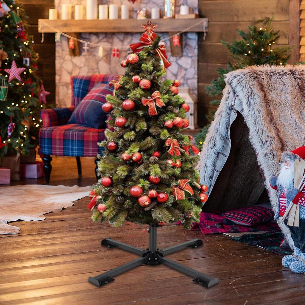 Xmas Tree Stand Base Replacement Holiday Beach Foldable Christmas Folded 38x15cm