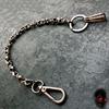 Biker-Decor Skull Wallet Chain with Hook Snap Closure Punk Skull Trouser Chain Hip-hop Cool Style Pant Chain Ornament