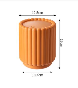 Press-type Wastebasket Household Large Opening Press Open Lid Trash Bin Office Desk Trash Can Desktop Storage Cleaning Trash Can